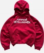 Artificial Intelligence Red Hoodie