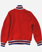 Authentic Baseball Team 1950 Hollywood Stars Red Varsity Jacket