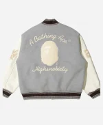 BAPE X HIGHSNOBIETY Multilogo Varsity Jacket