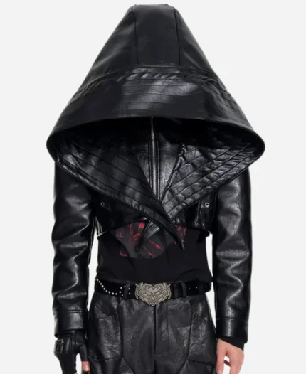 Bat Hats Hooded Short Jacket