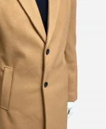 Benjamin Ayres The Santa Class Movie Brown Wool-Blend Coat