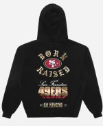  Born x Raised 49ers Pro Script Black Hoodie