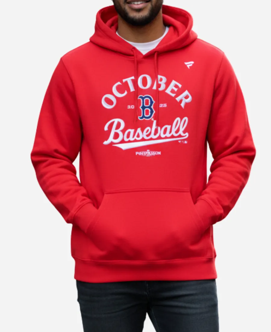 Boston Red Sox Postseason Locker Room Hoodie Boston Red Sox Postseason Locker Room Hoodie