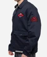 By Parra Pumping Gas Navy Jacket