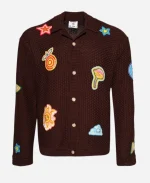 CASABLANCA Motif Crochet Shirt