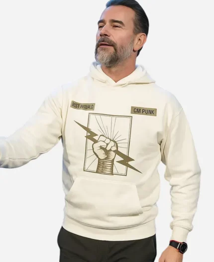 CM Punk Beige Hoodie
