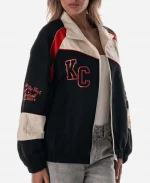 Caitlin Clark Kansas City Chiefs vs Lion Colorblock Track Jacket