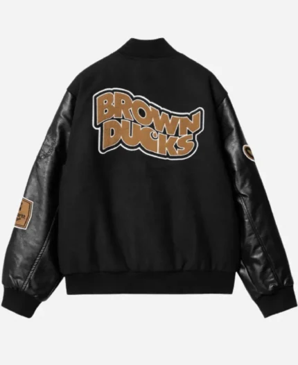 Carhartt Brown Ducks Bomber Jacket - Black