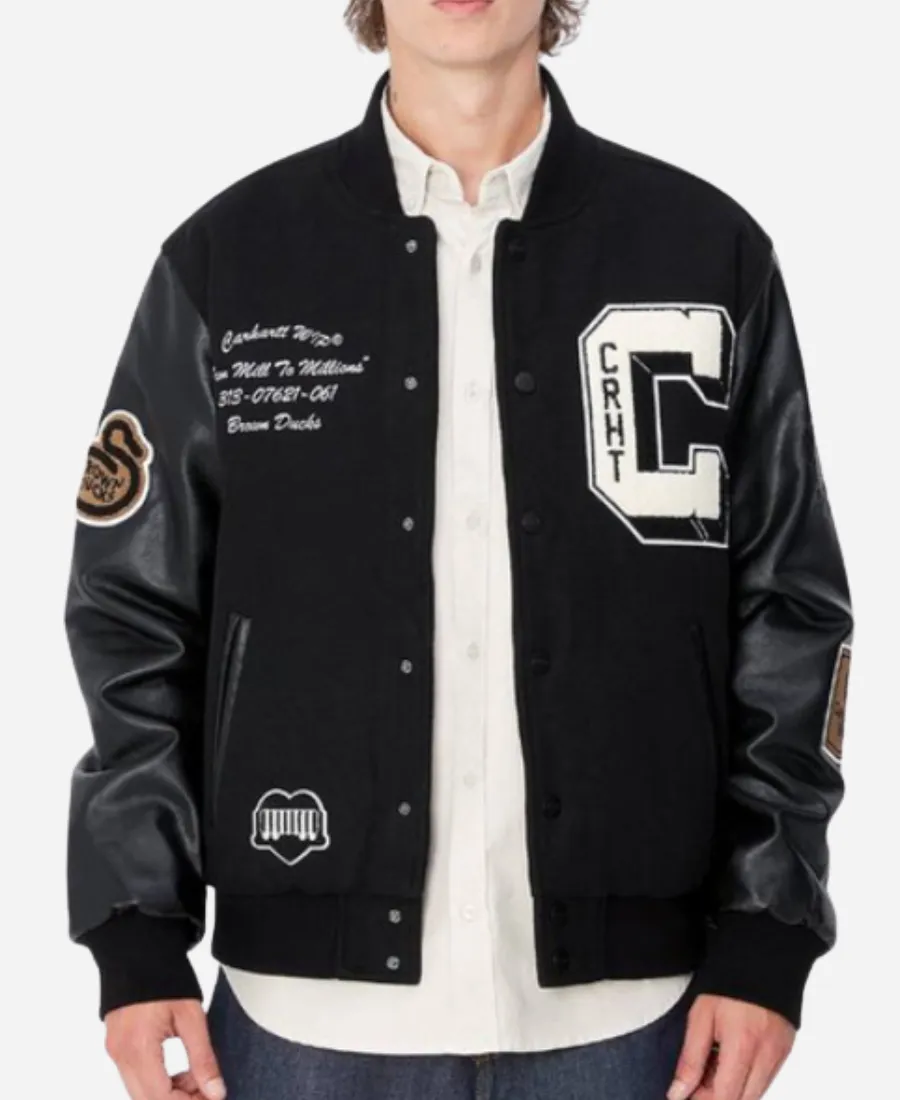 Carhartt Brown Ducks Bomber Jacket Carhartt Brown Ducks Bomber Jacket