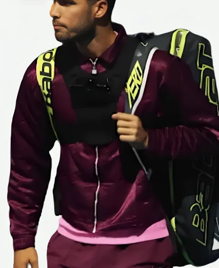 Carlos Alcaraz Six Kings Slam Purple Jacket