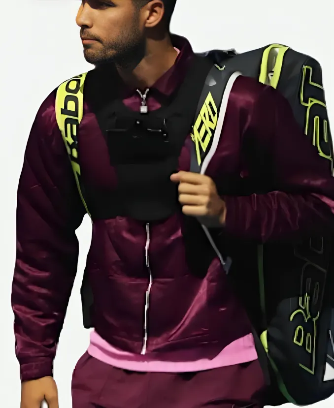 Carlos Alcaraz Six Kings Slam Purple Jacket Carlos Alcaraz Six Kings Slam Purple Jacket