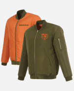 Chicago Bears Reversible Bomber Jacket