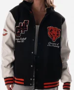 Chicago Bears The Wild Collective Hooded Varsity Jacket