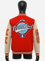 Chris Brown Breezy Bowl XX Tour Varsity red Jacket