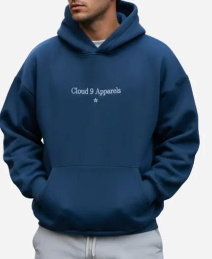 Cloud 9 Apparels Club Blue Pullover Hoodie