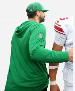 Coach Nick Sirianni Nike Philadelphia Eagles Big & Tall Alt Pack Dri-FIT Kelly Green Long Sleeve Hoodie T-Shirt