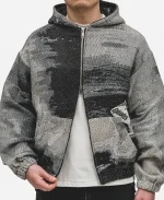 DRIFT Tapestry Episode Black & White Zip Up Hoodie