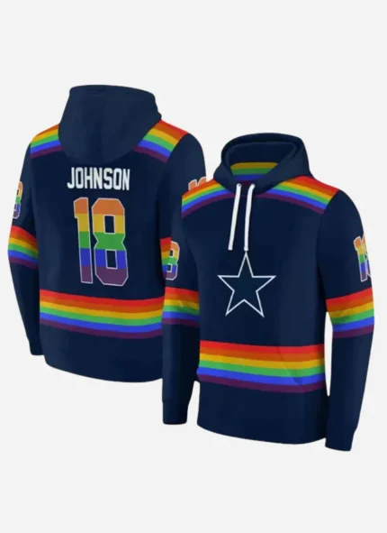 Dallas Cowboys Rainbow Hoodie