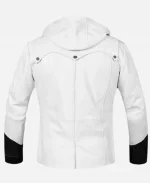  Dante Cosplay Gamers Devil May Cry 5 Hooded Style Formal Leather Jacket