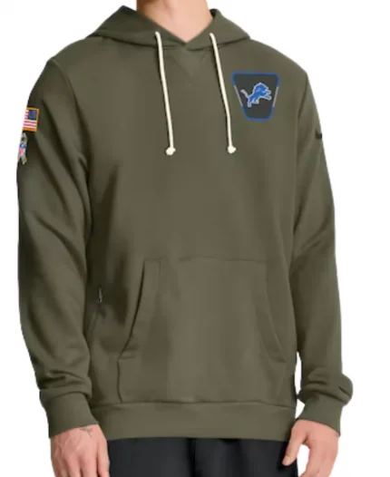 Detroit Lions 2025 Salute To Service Hoodie