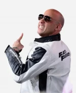 Dominic Toretto Fast And Furious 7 White Leather Jacket