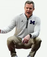 Dusty May Michigan Wolverines Jorden white Sweatshirt