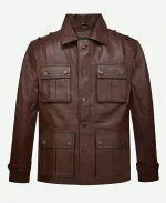 Edward A Different Man Movie Stan Brown Leather Jacket