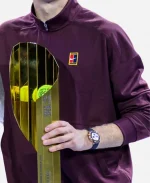 Erste Bank Open 2025 Jannik Sinner Maroon Track Jacket