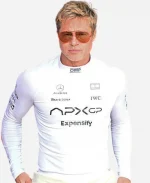 F1 2025 Movie Sonny Hayes White Pullover Shirt