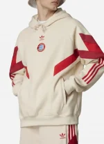 FC Bayern Originals Biege Hoodie Front