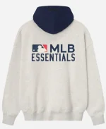 Fear Of God Essentials MLB Sport Baseball Grey Pullover Hoodie