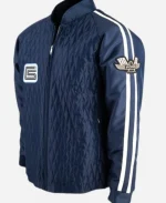 Ford V Ferrari Le Shelby American Team Quilted Blue Jacket