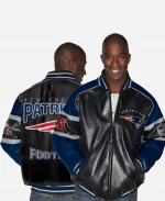 G-III New England Patriots NFL full-zip Black Leather Jacket