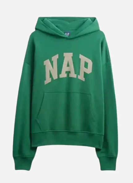 Gap Nap Loog Pullover Hoodie green