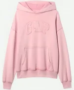 Gap Wicked Puff Logo Vintage Soft Fleece Pink Hoodie Sweatshirt