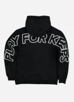 Geedup Play For Keeps Hoodie Black & wjhite