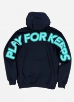 Geedup Play For Keeps Navy Blue Hoodie in black