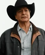 Gil Birmingham Yellowstone Thomas Rainwater Leather Jacket