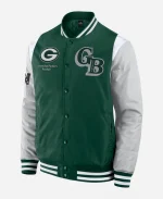 Green Bay Packers Elements Elite Polyester Varsity Green Jacket