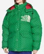 Gucci x The North Face Puffer Green Jacket