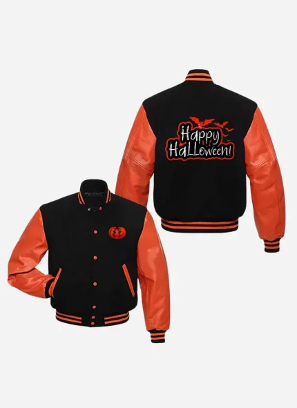 Happy Halloween Letterman Jacket
