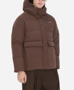 Holzweiler Dovre Down Puffer Jacket Brown