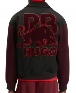 Isack Hadjar HUGO x RB Varsity Grey & Maroon Jacket
