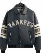 Jason Alexander Jason Alexander Kith X AVIREX For The New York Yankees BlueLeather Jacket