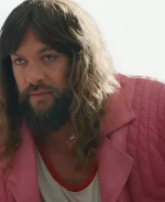 Jason Momoa Garett Garrison 2025 A Minecraft Pink Leather Jacket