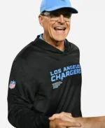 Jim Harbaugh Los Angeles Chargers 2025 Sideline Hoodie T-Shirt