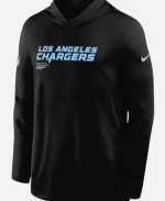 Jim Harbaugh Los Angeles Chargers 2025 Sideline Long Sleeve Hoodie T-Shirt