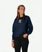 Kai Trump Blue Pullover Sweatshirt