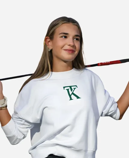 Kai Trump White Sweatshirt