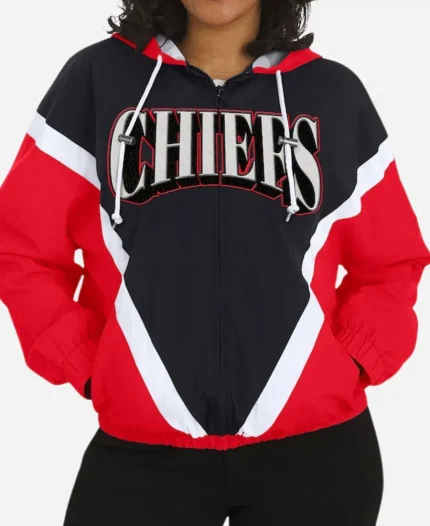 Kansas City Chiefs Erin Andrews Retro Crinkle Hoodie